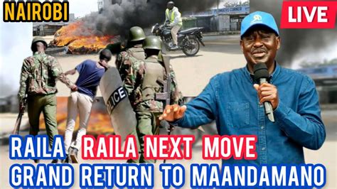 Raila Decides Maandamano April 2 Ruto Scared In Statehoust Hot Seat