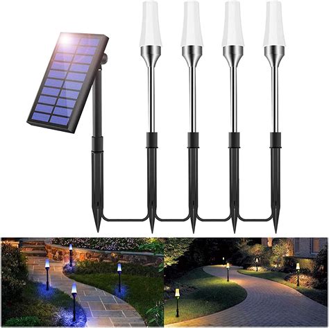 Greenclick Tuinverlichting Op Zonne Energie RGB Set Van 4 Tuinspots