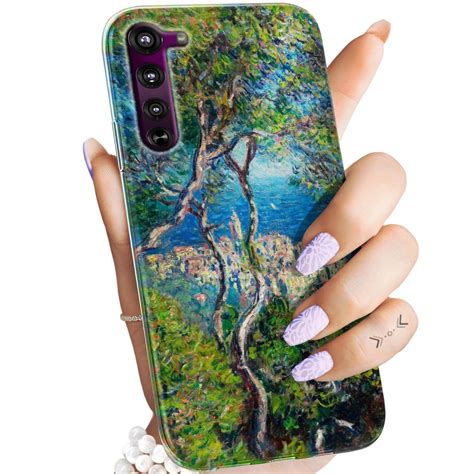 Etui Do Motorola Edge Wzory Claude Monet Obudowa Pokrowiec Case