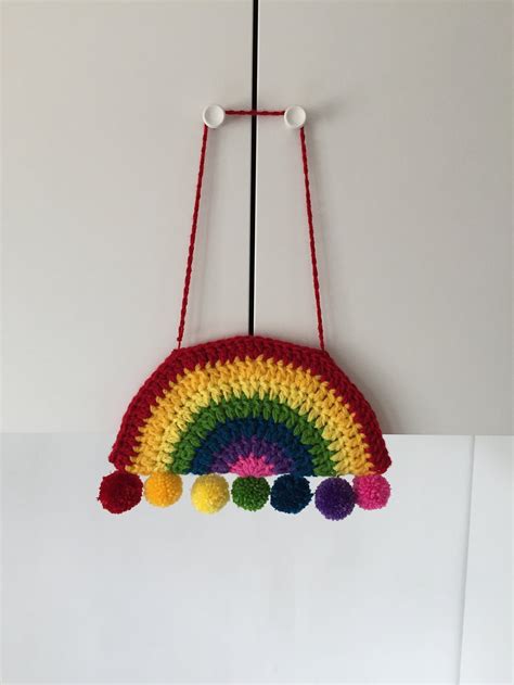 Arc En Ciel Au Crochet Fait La Main Etsy