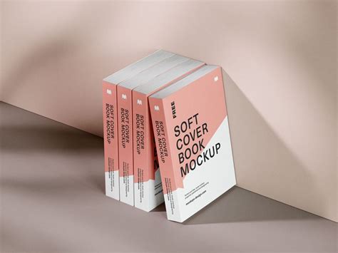 Free Softcover Thick Book Mockup Psd Psfreebies