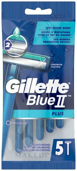 Gillette Blue II 5 częściowy zestaw jednorazowych maszynek do golenia