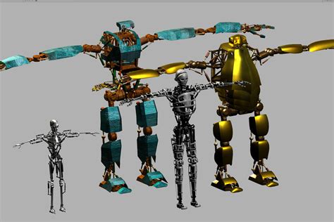 Humanoid Robots 3D 机器人 Unity Asset Store