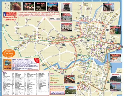 Singapore Maps Top Tourist Attractions Free Printable City Street Map ...