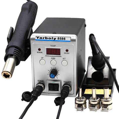 Yarboly In Soldering Station Portable Digital Hot Air Gun Bga