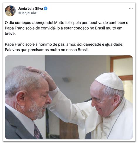 Lula Convida Papa Francisco Para Visitar O Brasil