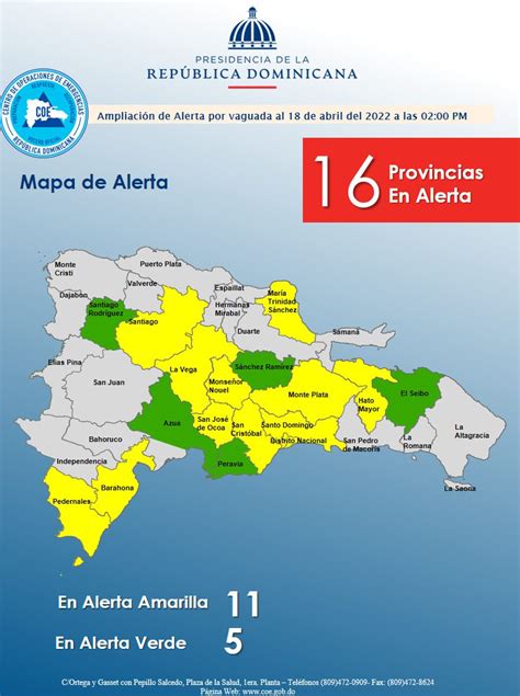 Coe Aumenta A 16 Las Provincias En Alerta Por Incidencia De Vaguada N Digital