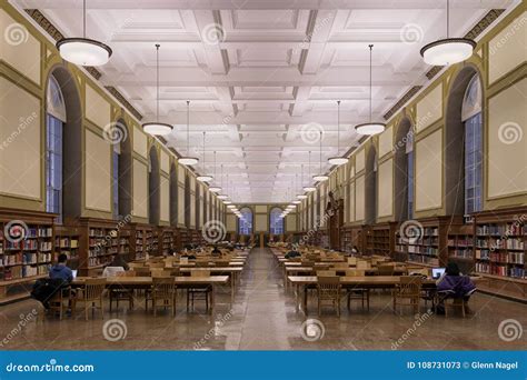 Main Library At The University Of Illinois Editorial Stock Photo