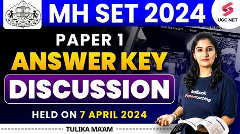 Mh Set Answer Key 2024 Mh Set 2024 Paper 1 Solution Mh Set 2024