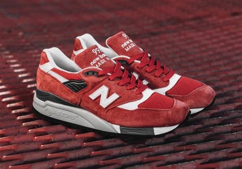 New Balance 998 Made in USA Red Suede - Sneaker Bar Detroit