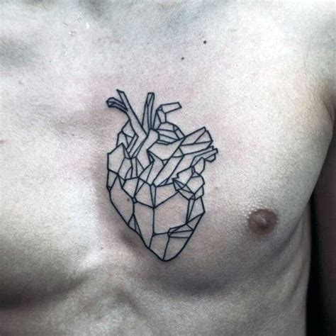 Small Chest Tattoos For Guys Masculine Ink Design Ideas