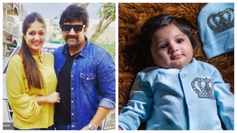 Meghana Raj And Chiranjeevi Sarjas Son Jr Chirus Unseen Pics Go Viral