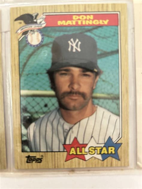 Topps All Star Don Mattingly Ebay