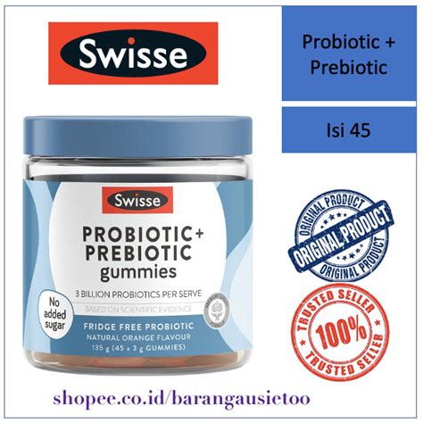 Jual Swisse Probiotic Prebiotic Gummies For ADULT 45 Gummies Shopee