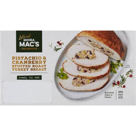 Moira Mac S Stuffed Roast Turkey Breast Pistachio Cranberry 400g