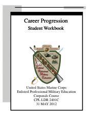 Cpls Crs Workbook Number 1 Pdf Career Progression Student Workbook