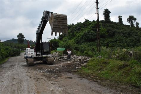 Ordu Da Il Enin Ba Lant Yolu Heyelan Nedeniyle Ula Ma Kapand