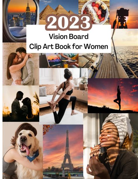 Buy Vision Board Clip Art Book For Women Create Aesthetic Vision