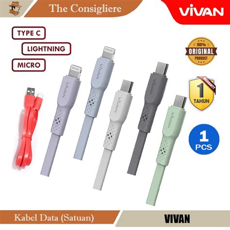 Jual Kabel Data Vivan Fast Charging A For Lightning Type C Micro