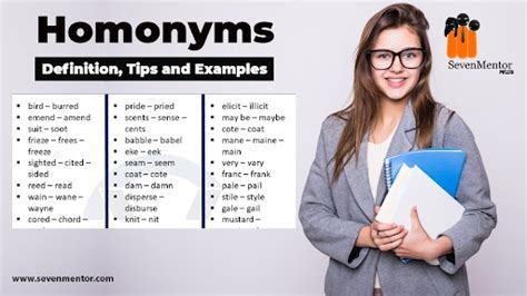 Homonyms Definition Tips And Examples Sevenmentor