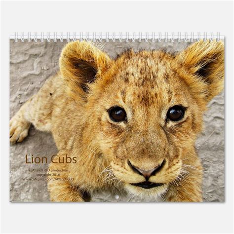 Lion Calendars | Lion Calendar Designs Templates for 2017-2018