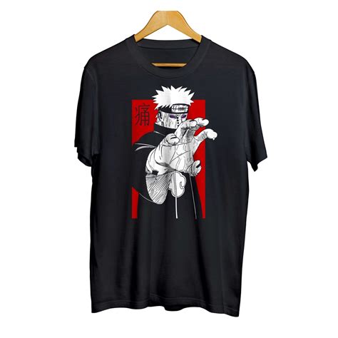 Jual Kaos Distro Infinite Anime Pain Akatsuki Naruto Shippuden