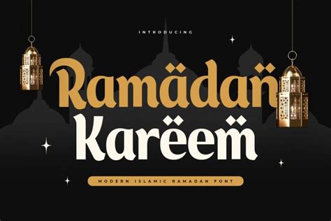 Ramadan Kareem Font Fonts Hut