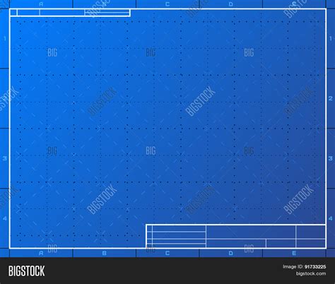 Blank Blueprint Paper Vector & Photo (Free Trial) | Bigstock