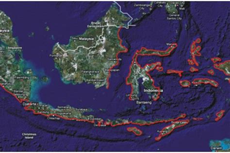 Peta Sebaran Tsunami Di Indonesia Newstempo