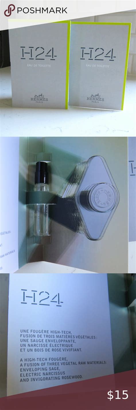 Hermes H24 Eau de Toilette Fragrance Sample Lot X2 Men's | Fragrance ...