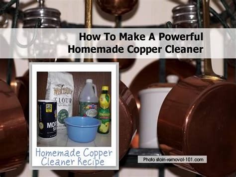 How To Make A Powerful Homemade Copper Cleaner