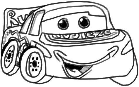 Cute Lightning McQueen Sketch by ToonySarah on DeviantArt