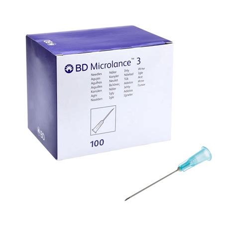 BD Microlance 3 23g X 1in Needle Reflex Medical