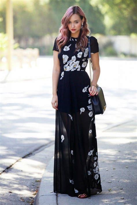 Black Maxi Dress Wedding Outfit Bizarrologiadivertida