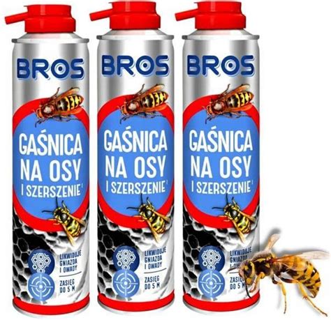 Gaśnica Na Osy I Szerszenie Bros 300ml X 3 Sztuki Ceny i opinie