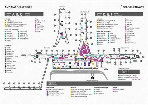 Oslo airport map pdf file download a printable Image File Official ...