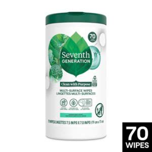 Seventh Generation Multi Surface Wipes Garden Mint Scent Ct