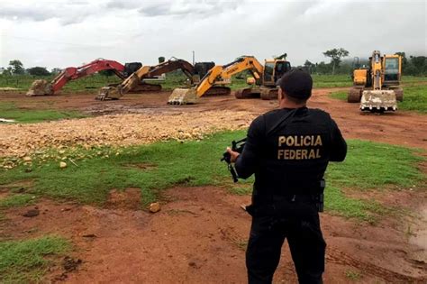 Manchete Pf Faz Operação Contra Exploração Ilegal De Ouro Na Terra