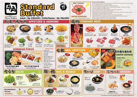 Menu At Gyu Kaku Restaurant South Jakarta Lotte Avenue