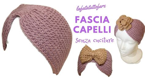 Tutorial Fascia Per Capelli Uncinetto Lafatatuttofare Youtube