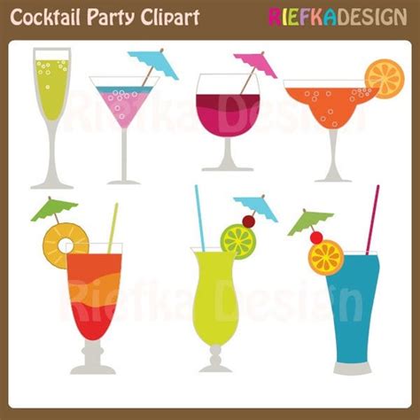 Cocktail Party Clip Art