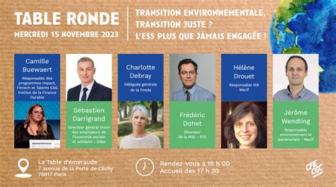 Transition Environnementale Transition Juste L Ess Engag E