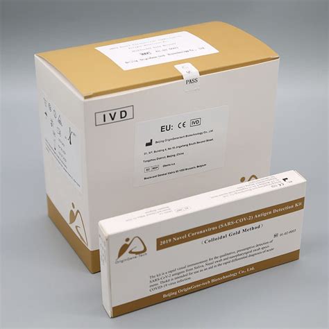 COVID 19 Test Kit Colloidal Gold Beijing OriginGene Tech