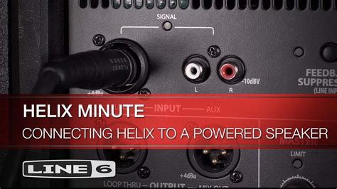 Line 6 Helix Minute Connecting Helix To A Powered Speaker Youtube