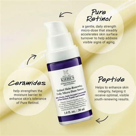 Kiehl S Since 1851 Micro Dose Anti Aging Retinol Serum With Ceramides And Peptide Hamilton Place