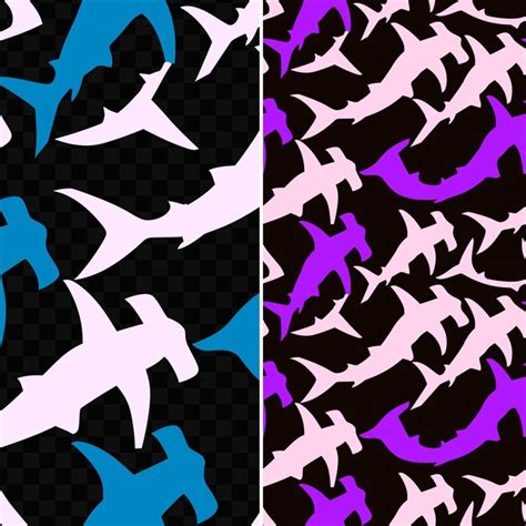 Premium Psd Hammerhead Shark With Unique Silhouette Bold Minimal