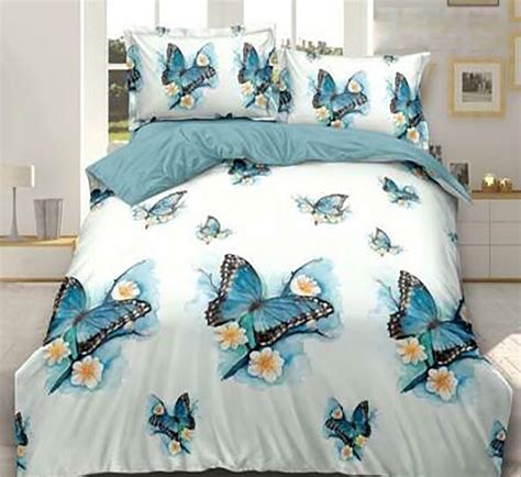 3d Printed Duvet Cover Complete Floral Set With Fitted Sheet And Two Pillow Cases Ebay