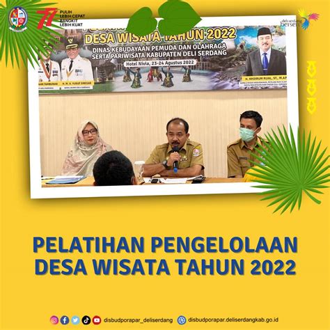 Pelatihan Pengelolaan Desa Wisata Tahun 2022