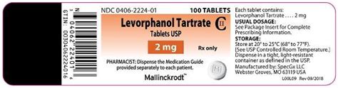 Levorphanol Tartrate Tablet