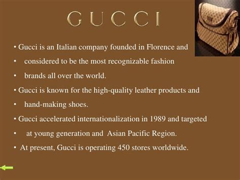 GUCCI Brand Analysis